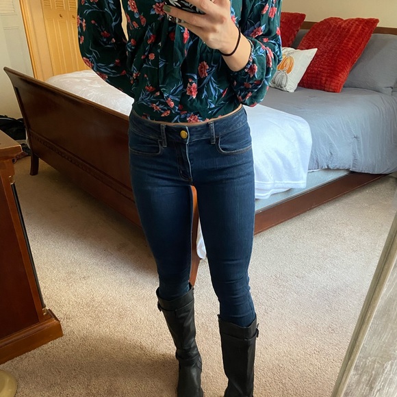 American Eagle Outfitters Denim - American Eagle Dark Wash Super Stretch Jegging (thick)